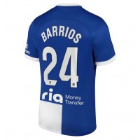 Camisa de time de futebol Atletico Madrid Pablo Barrios #24 Replicas 2º Equipamento 2023-24 Manga Curta